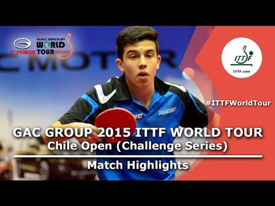 2015 Chile Open Highlights: SODERLUND Hampus vs CIFUENTES Horacio (U21 FINAL)