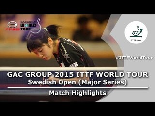 Swedish Open 2015 Highlights: MU Zi vs HIRANO Miu (1/4)