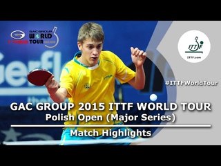 Polish Open 2015 Highlights: KALLBERG Anton vs FLORE Tristan (Pre)