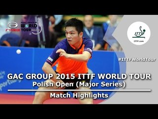 Descargar video: Polish Open 2015 Highlights: FAN Zhendong vs FEGERL Stefan (Final)