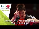 2015 Men's World Cup Highlights: MIZUTANI Jun vs KALLBERG Anton (R16)