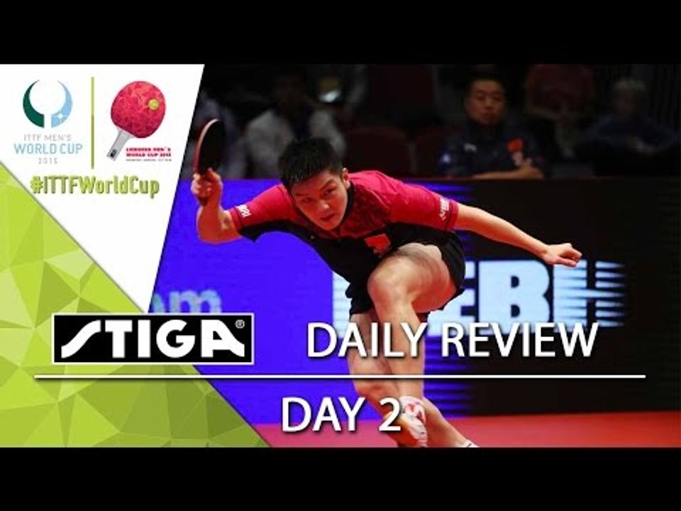 2015 Men's World Cup Day 2 Daily Review Presented by Stiga video