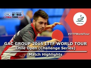 2015 Chile Open Highlights: LAMADRID Juan vs GUEDES DI BRAZ Heverton (Qual. Groups)