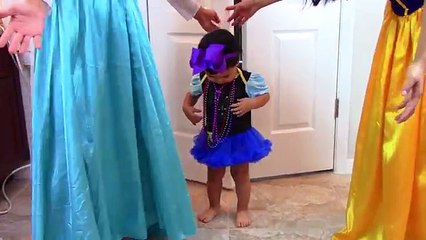 Princess Pool Party w/ Spiderman, Frozen Elsa, Snow white, Princess baby