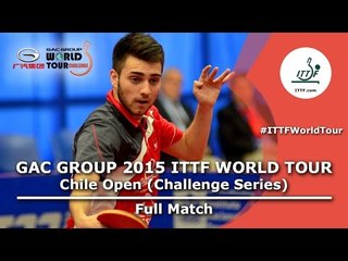 2015 Chile Open FULL MATCH: LAMADRID Juan vs GUEDES DI BRAZ Heverton (Qual. Groups)