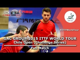 2015 Chile Open FULL MATCH: GOMEZ Gustavo/MOYA Manuel vs LAMADRID Juan/OLIVARES Felipe (FINAL)