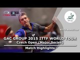 Czech Open 2015 Highlights: HIELSCHER Lars vs BACIOCCHI Alessandro (Qual. Groups)