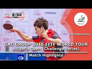 Bulgaria Open 2015 Highlights: MATSUDAIRA Kenta vs KIM Donghyun (FINAL)