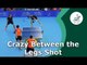 Crazy Between the Legs Table Tennis Shot
