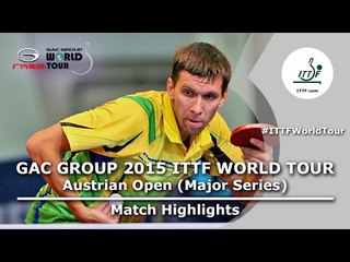 Austrian Open 2015 Highlights: PAIKOV Mikhail vs ALAMIAN Nima (Qual. Groups)