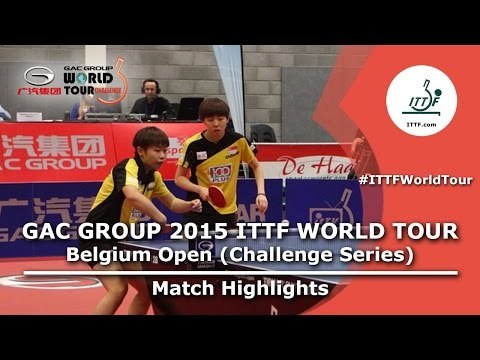 Belgium Open 2015 Highlights: LIN Ye/ZHOU Yihan vs ERDELJI Anamaria/SZOCS Bernadette (FINAL)
