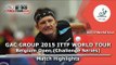 Belgium Open 2015 Highlights: TRAN Anthony vs SAIVE Jean Michel (R 64)