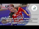 Austrian Open 2015 Highlights: FENG Tianwei vs JIANG Huajun (R 16)