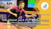 China Open 2015 Highlights: FAN Zhendong vs XU Xin (1/2) Reupload