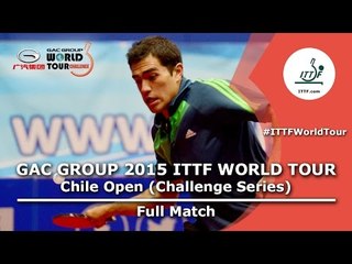 2015 Chile Open FULL MATCH: ALTO Gaston vs OLIVARES Felipe (1/4)