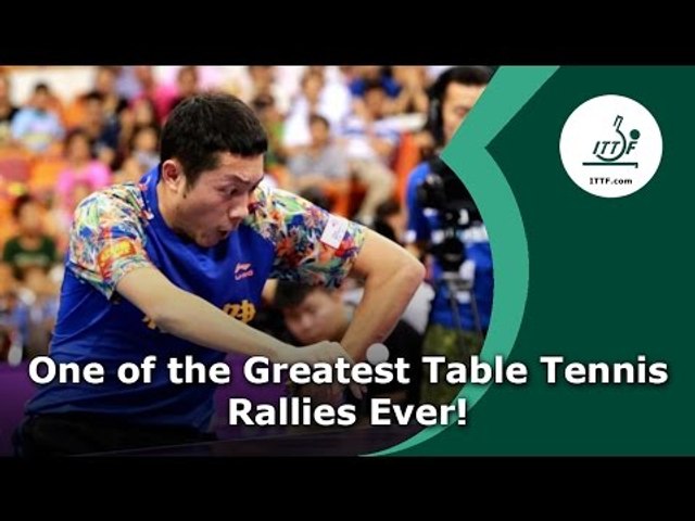 Longest ping pong rally ever is really, really long