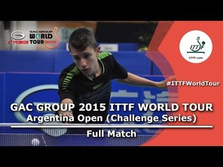 2015 Argentina Open: RIOFRIO EMILIANO vs TOLOSA SANTIAGO FULL MATCH