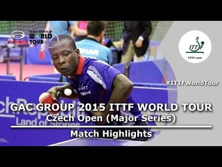 Czech Open 2015 Highlights: CHIANG Hung Chieh vs SALIFOU Abdel Kader (R 1)