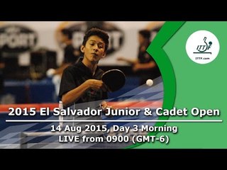 2015 EL Salvador Junior & Cadet Open - Day 3 Morning