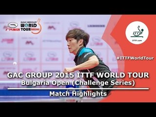 Bulgaria Open 2015 Highlights: KIM Donghyun vs KIM Minseok (1/2)