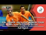 2015 Chile Open FULL MATCH: Ricardo/Mario vs FERNANDEZ Marcelo/ROMAN Sebastian (Qual. Groups)