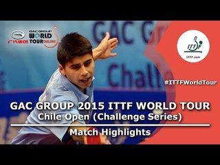 2015 Chile Open Highlights: GALVANO Nicolas vs OLAVE Alfonso (Qual. Groups)