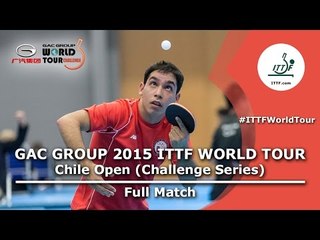 2015 Chile Open FULL MATCH: MOYA Manuel vs RIBACK Ignacio (Qual. Groups)
