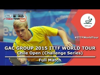 2015 Chile Open FULL MATCH: MINO Alberto vs SODERLUND Hampus (1/2)