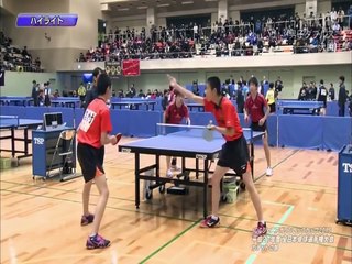 H27全日本卓球選手権 U 13男子シングルス決勝　張本智和 vs 小林広夢