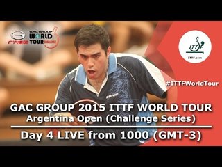 GAC Group 2015 ITTF World Tour Argentina Open - Day 4 Morning