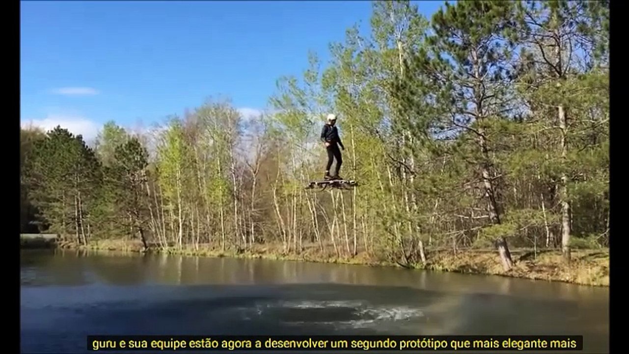 NÃO É MAS FICÇÃO ,O TRANSPORTE DO FUTURO É REAL.