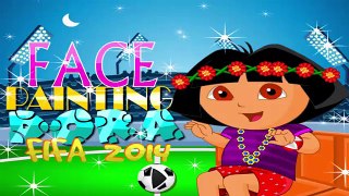 Dora Soccer Game - Face Painting Dora FIFA - Online Dora Games