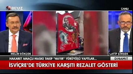 İsviçre'de Türkiye karşıtı çirkin gösteri!