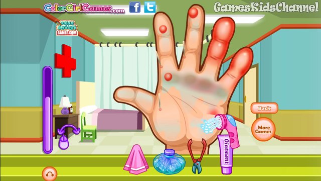 Dora Hand Doctor Caring - Dora The Explorer Baby Games - Dora Game for Children