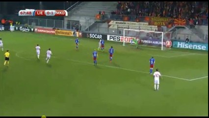 Nestorovski Goal -  Liechtenstein vs FYR Macedonia 0-2  24.03.2017 (HD)