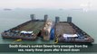 South Korea prepares to move sunken Sewol ferry to port