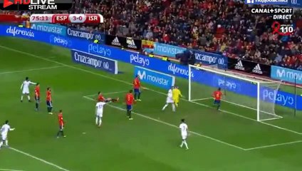 Lior Refaelov Goal HD - Spain 3-1 Israel 24.03.2017