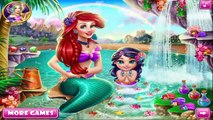 Ariel Baby Wash - Disney Princess Little Mermaid Ariel Baby Game For Kids