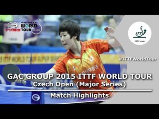 Czech Open 2015 Highlights: LEE Zion vs MORIZONO Misaki (R 1)
