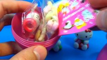 HELLO KITTY SURPRISE TOYS Worlds Biggest Surprise Egg Chocolate HK Surprise Eggs Kids Toy