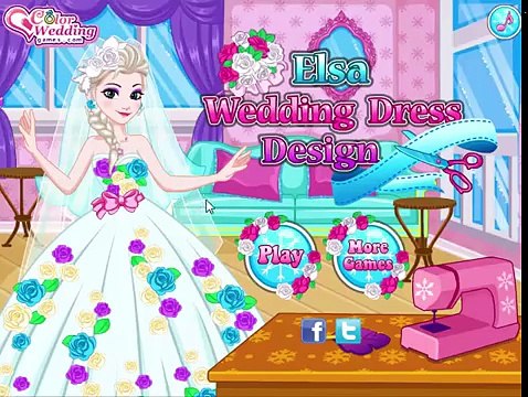 Эльза свадьба платье дизайн замороженные Эльза свадьба Игры для Дети