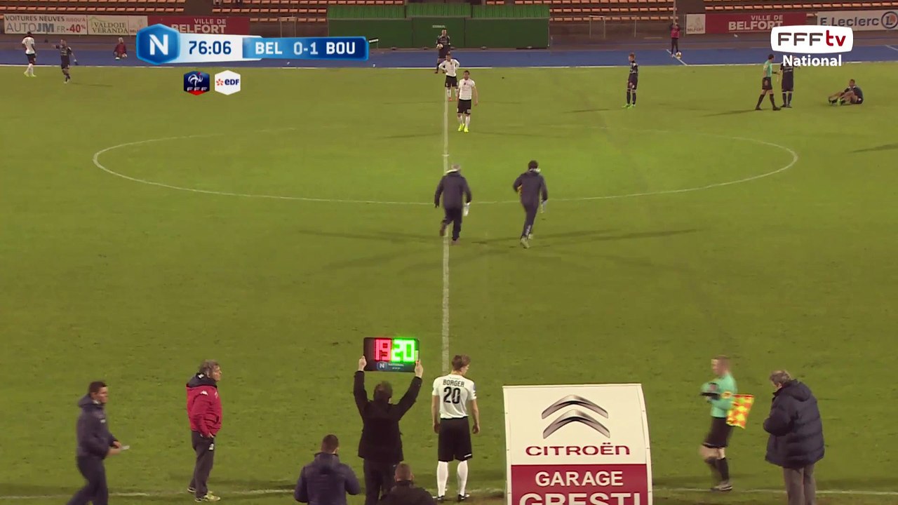 Sortie de Lucas Daury entrée de Mickaêl Borger