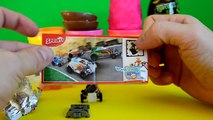 Play Doh Kinder Surprise eggs Peppa Pig Thomas and friends TMNT Unwrapping COOL COOL COOL