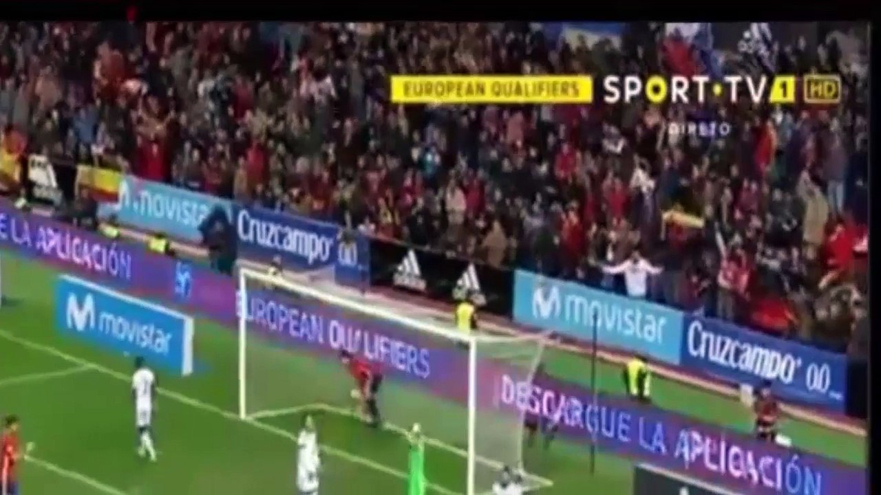 أهداف مباراة أسبانيا  4 - 1