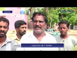 Furious Sea sends water into village in Viluppuram