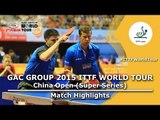 China Open 2015 Highlights: OVTCHAROV Dimitrij/SAMSONOV Vladimir vs HUANG C./YANG T. (Pre.Rounds)