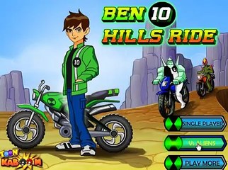 Ben10 Hills Ride- Ben10 Games