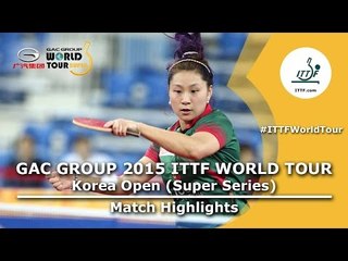 Korea Open 2015 Highlights: CHOI Hyojoo vs SHAO Jieni U21 (Pre. Rounds)