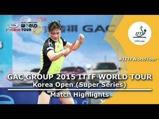 Korea Open 2015 Highlights: HAMAMOTO Yui vs MAEDA Miyu U21 (FINAL)