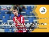 Korea Open 2015 Highlights: Tristan Flore Vs Elias Ranefur